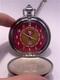 SAN FRANCISCO 49ERS 2024 POCKET WATCH THE FRANKLIN MINT